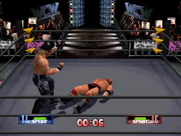 WCW-nWo Revenge (Europe) screen shot game playing